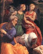 BRONZINO, Agnolo Adoration of the Shepherds (detail)  f painting